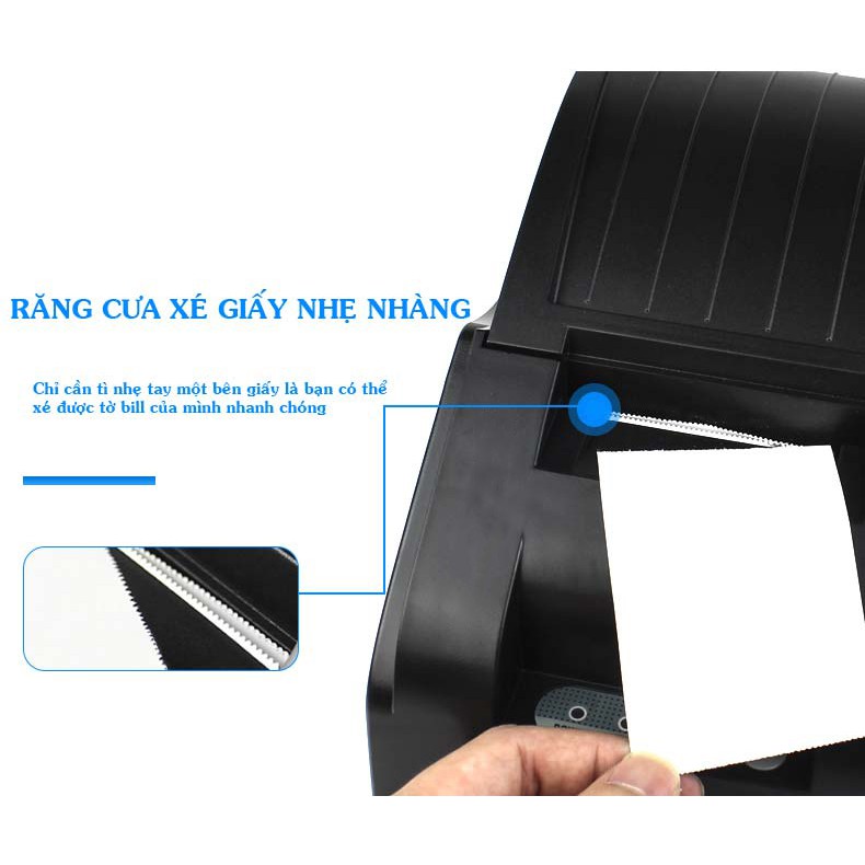 [XẢ KHO ]Máy in bill, hóa đơn nhiệt khổ 57, 58 GP-5890XIII [LAN+USB] | WebRaoVat - webraovat.net.vn