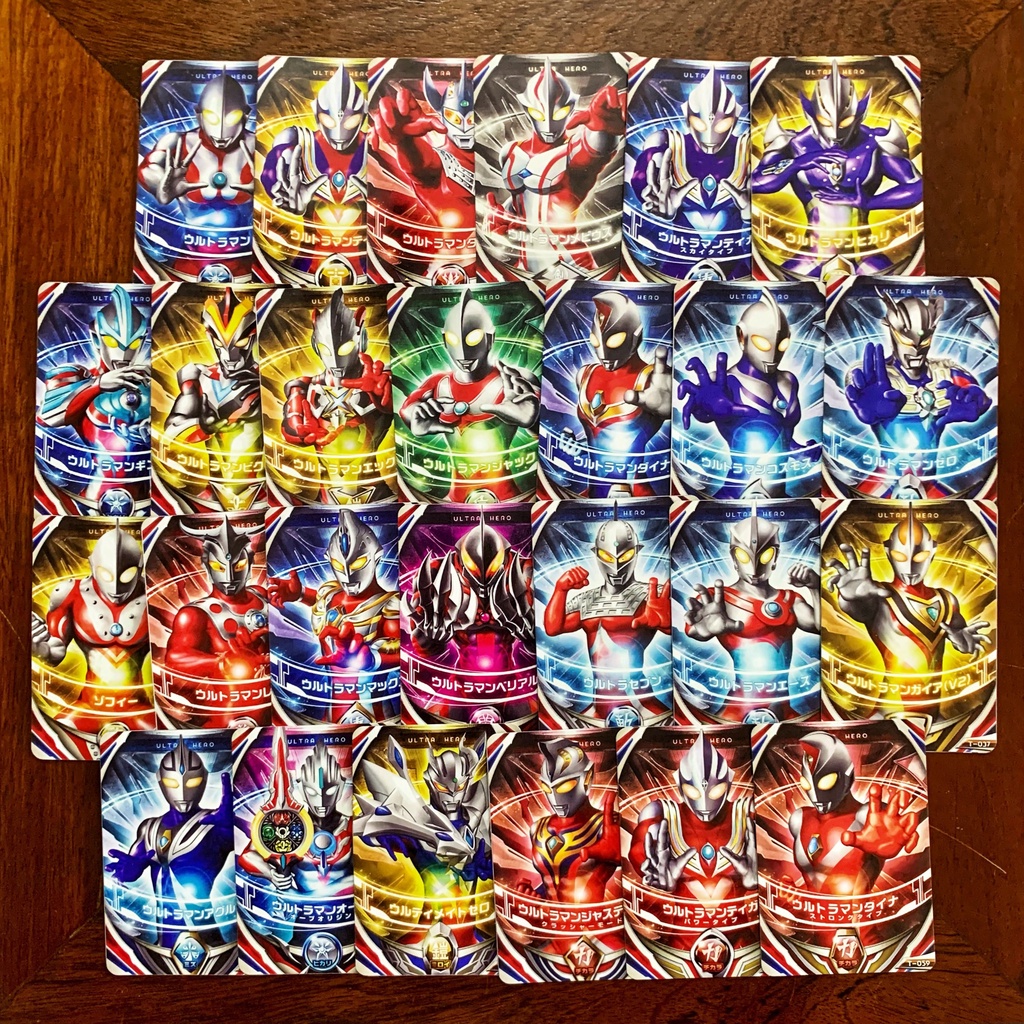 Trọn bộ 26 Thẻ bài Ultraman Card Orb: Fusion - Ultra Hero