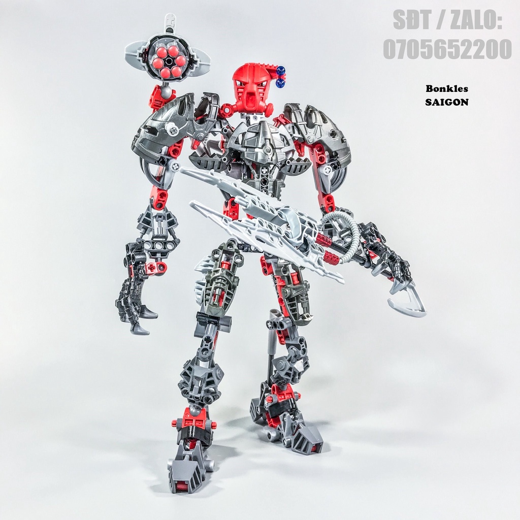 Đồ Chơi Mô Hình Vintage lắp ráp LEGO Bionicle Titan: 8924 Maxilos (No Spinax) Chính Hãng Đan Mạch (2007)