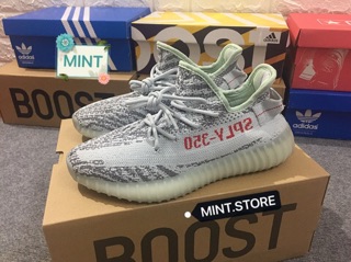 (Video cận cảnh) Giày Sneaker YZY Blue Tint