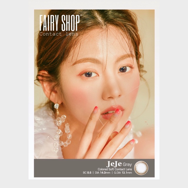 Kính Áp Tròng JEJE GRAY 14.0mm - Kính Áp Tròng FAIRY SHOP CONTACT LENS - độ cận 0 đến 8