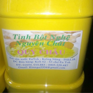 Tinh bột nghệ nguyên chất Đắc Lắc nhà trồng