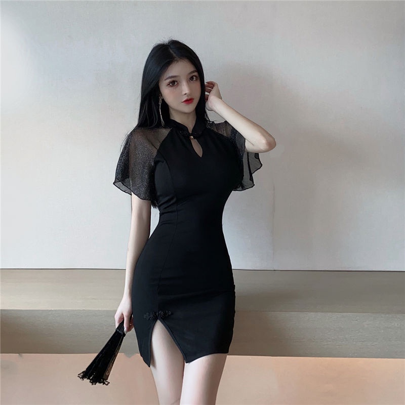 Đầm Sườn Xám Cách Tân Dáng Ôm Thời Trang Mùa Hè Xinh Xắn Cho Nữ
