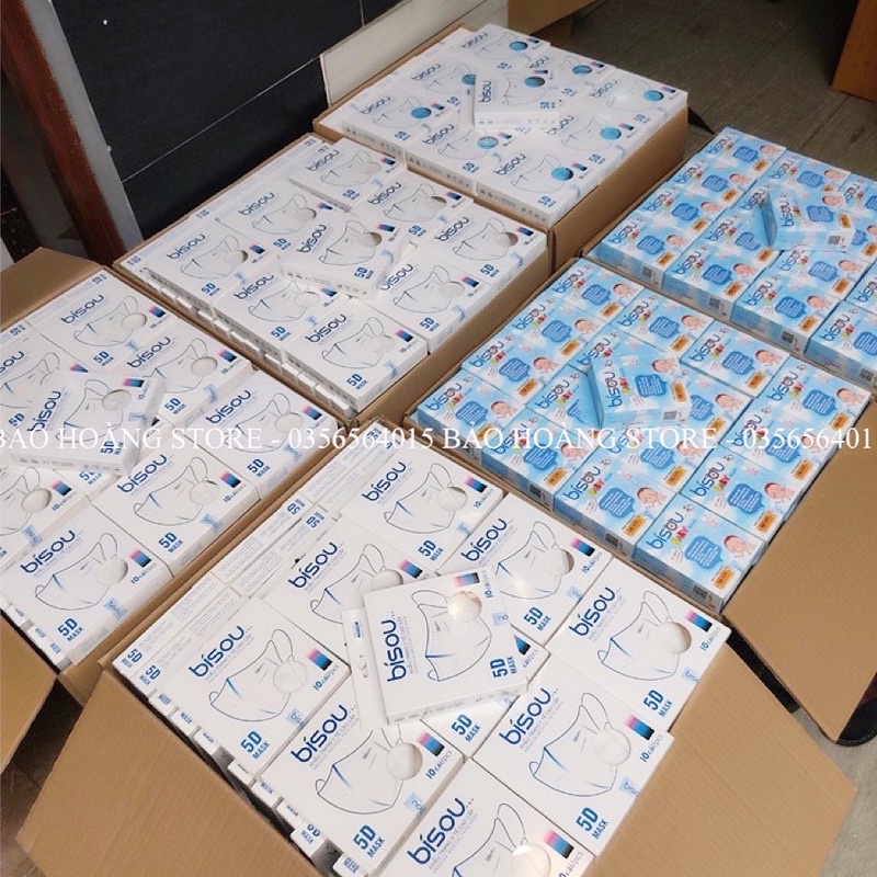 Khẩu Trang 5D Bísou Baby Mask Dành Cho Trẻ Từ 1-3T - Khau Trang 5D