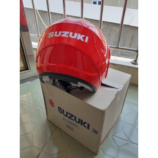 Nón bảo hiểm 3/4 Suzuki (đó) 2019