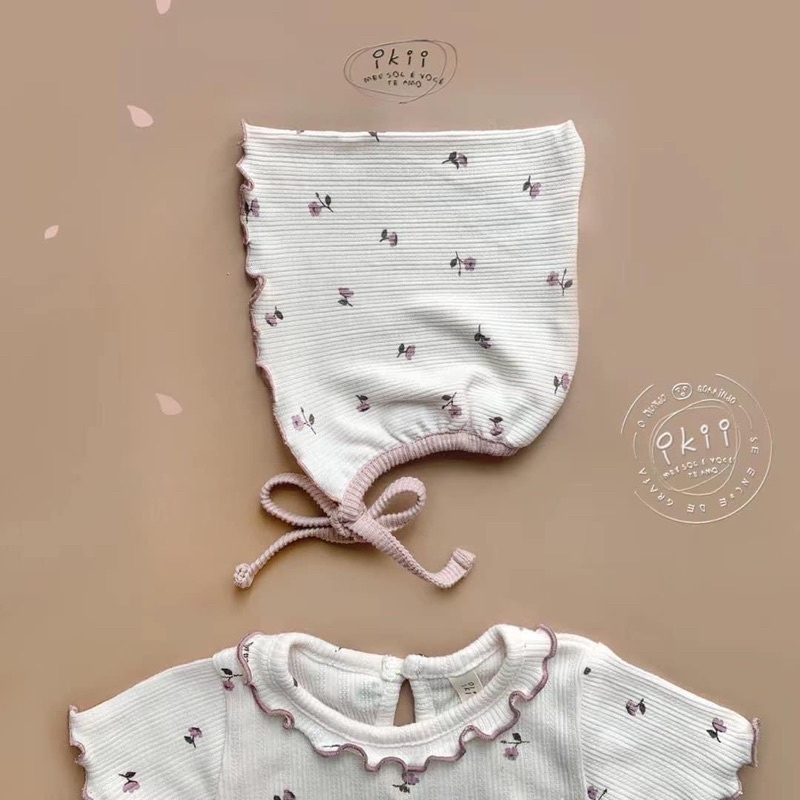 Set Suit Ikii hoa Lilac #madeinkorea