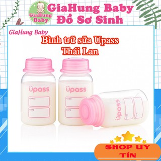 Bình trữ sữa upass Thái Lan 125ml💖𝑭𝑹𝑬𝑬𝑺𝑯𝑰𝑷💖Bình đựng sữa cho mẹ