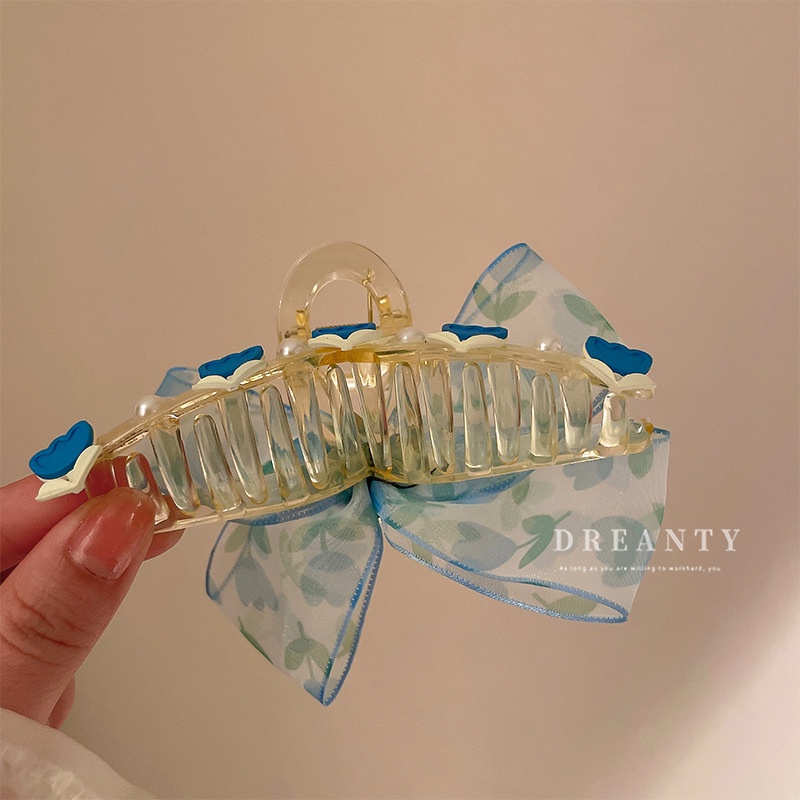 Kẹp Tóc Hình Hoa Tulip Đính Ngọc Trai Giả Ngọt Ngào Cho Nữ