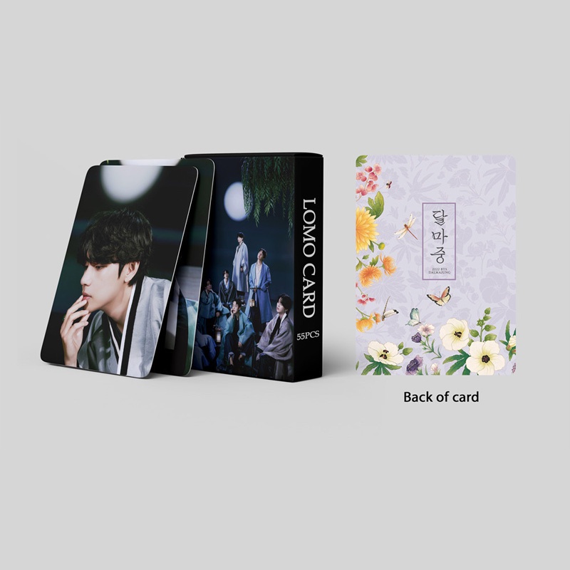 Hộp 55 Ảnh Thẻ LOMO Card Daljung Ablum Nhóm Nhạc BTS 2022