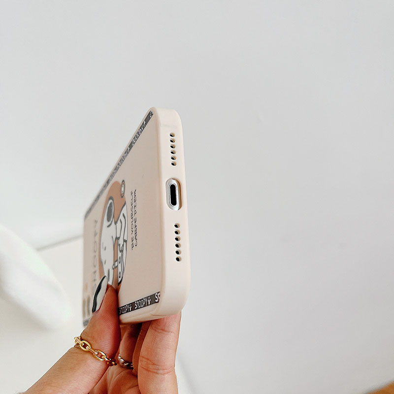 Ốp điện thoại silicon TPU in hình Snoopy cho iPhone 11ProMax X XR XSMax 7 8 Plus SE2020 12promax 12mini 13promax 13mini