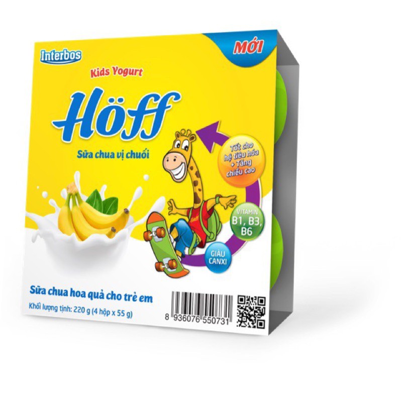 Sữa chua hoff mix vị