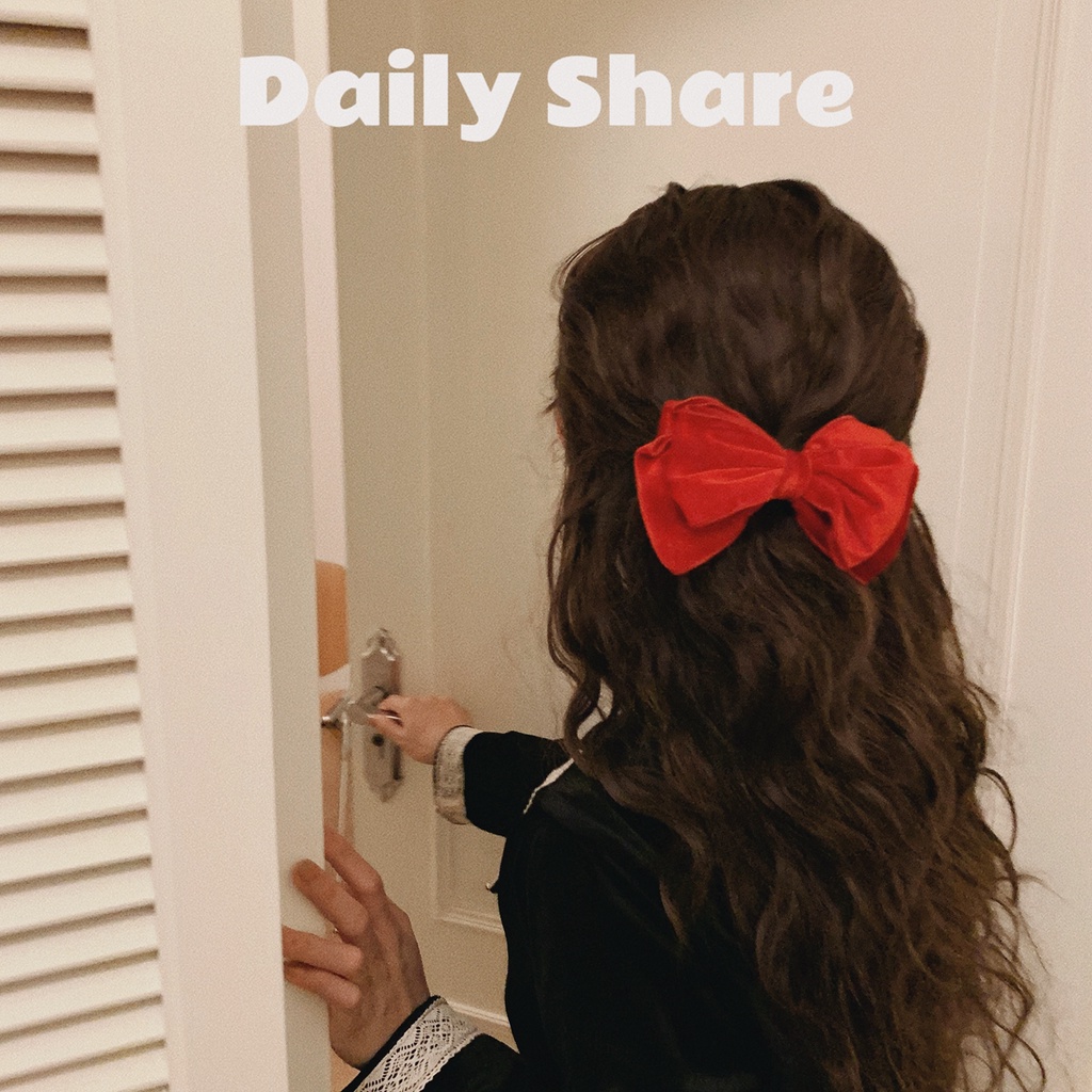 Kẹp Tóc Kẹp Càng Cua Băng Đô Kẹp Tết Vải Nhung LIN Dễ Thương