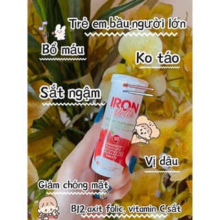 Sắt Dâu Ngậm Iron Melts 50v - Úc