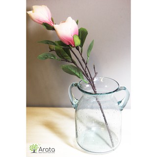 Lọ hoa thuỷ tinh cao cấp dày Arata (đk11 x cao17cm)