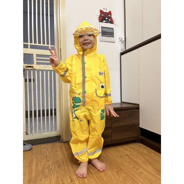 Áo Mưa Body Smally Cao Cấp Cho Bé Gái Và Bé Trai Hình Pony Hồng và Khủng Long Vàng Dễ Thương