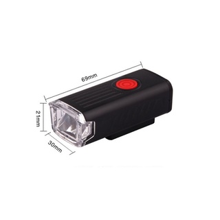 Đèn Led xe đạp trước sau sạc usb