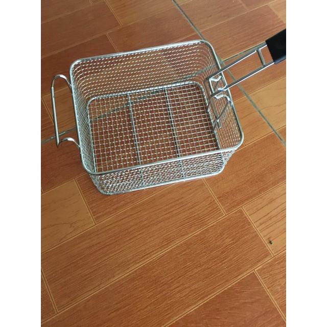 Rổ chiên nhung, vợt chiên nhúng inox