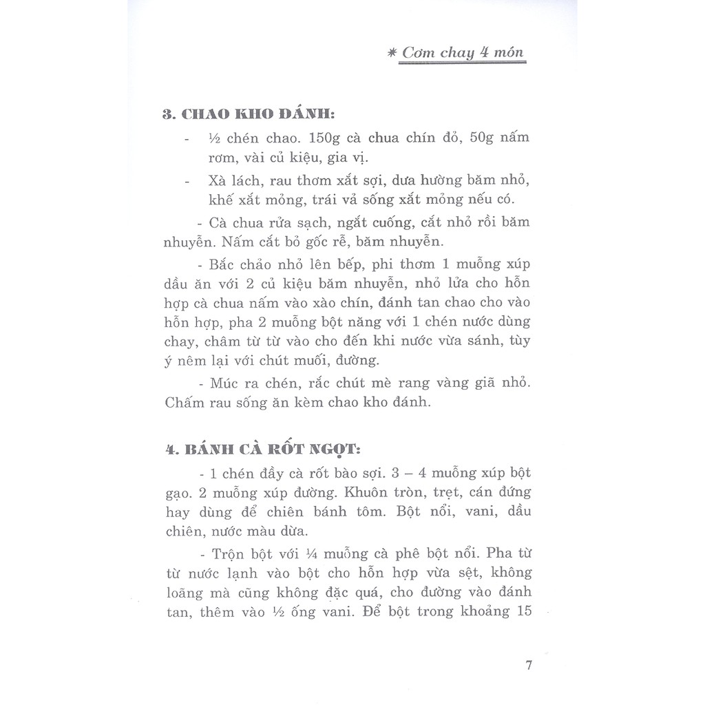 Sách - Cơm Chay Bốn Món | BigBuy360 - bigbuy360.vn