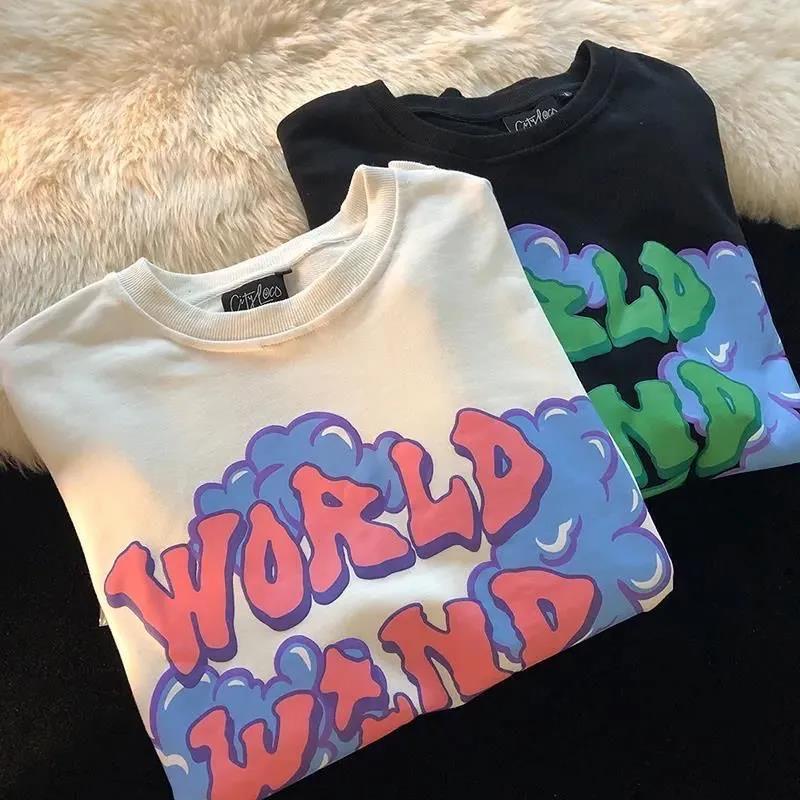 NRVP Áo Thun Nữ Dài Tay Cổ Tròn Thời Trang Hàn