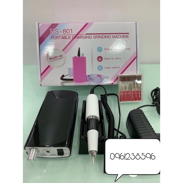 Máy Mài Móng, Máy Mài Tích Điện Làm Nail (Giao Màu Ngẫu Nhiên)