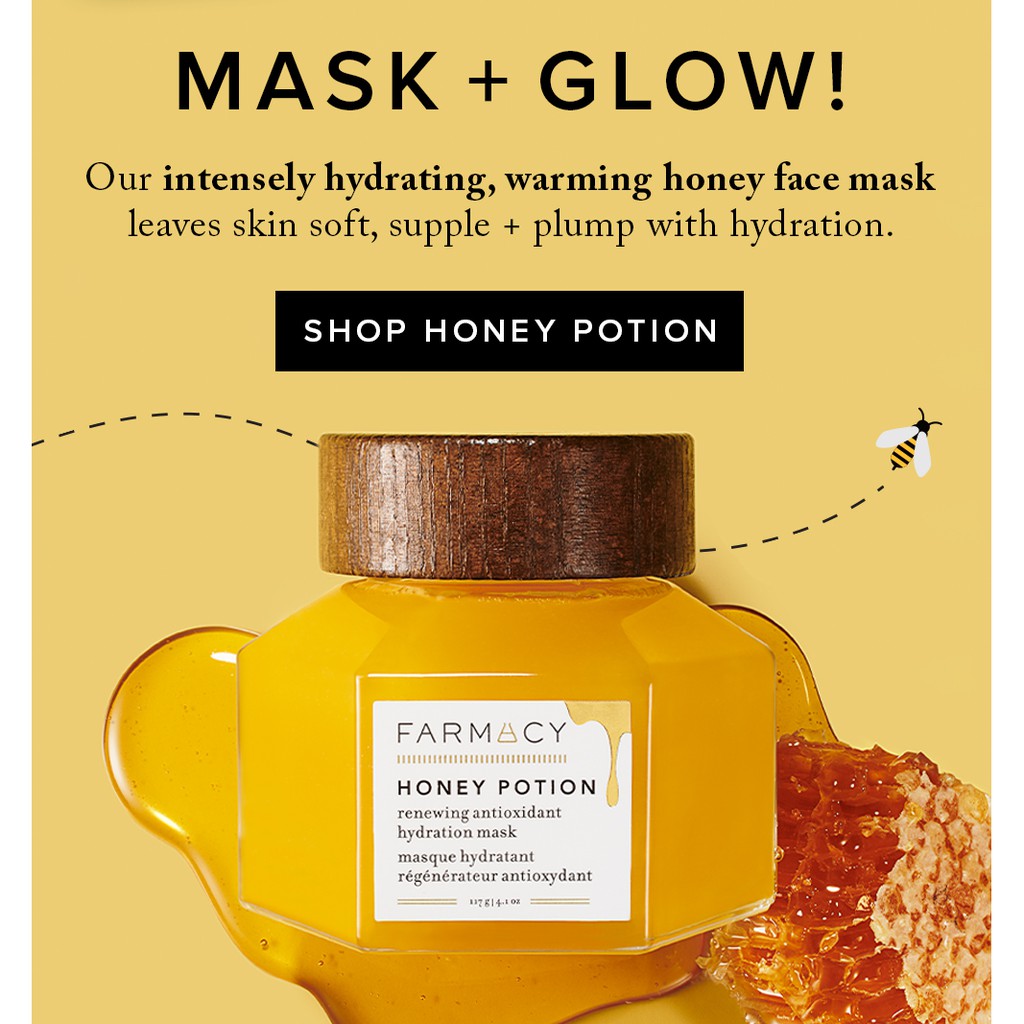 FARMACY 🌿 Mặt nạ mật ong Honey Potion Renewing Antioxidant Hydration Mask