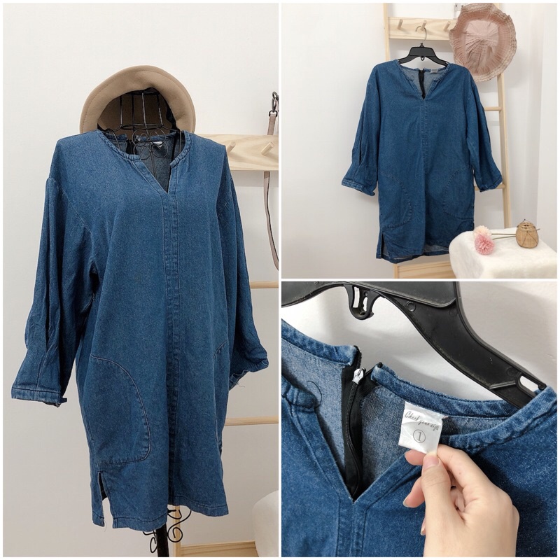 Đầm bò đầm denim xinh dưới 60 kg