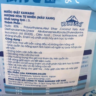 💦💦💦🇯🇵🇯🇵NƯỚC GIẶT KAWASHI - HÀNG NHẬT🇯🇵🇯🇵💦💦💦