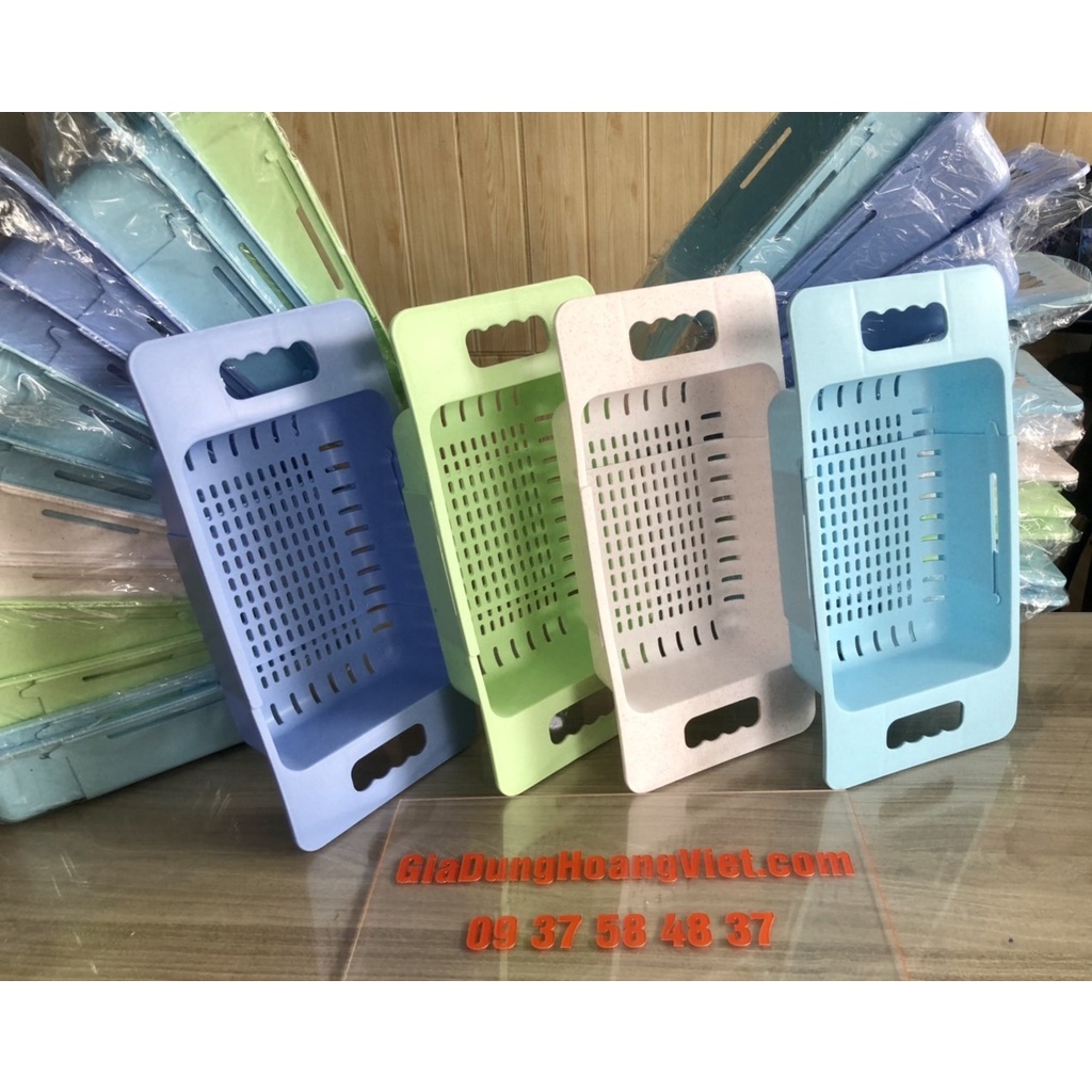 Rổ Nhựa Thông Minh Để Lavabo