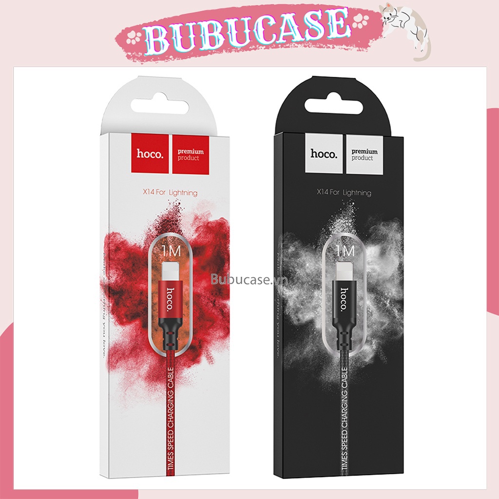 Cáp Sạc cho IP- Cáp Hoco X14 USB to ,IPCáp Sạc Nhanh 2A.