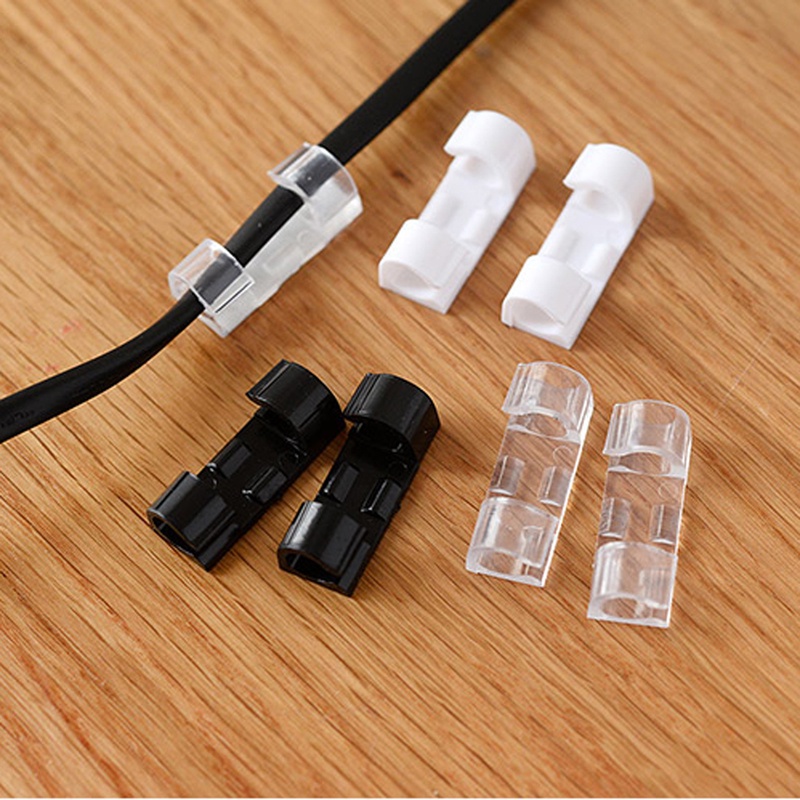 Set 20 kẹp nhựa cố định dây cáp tiện dụng
