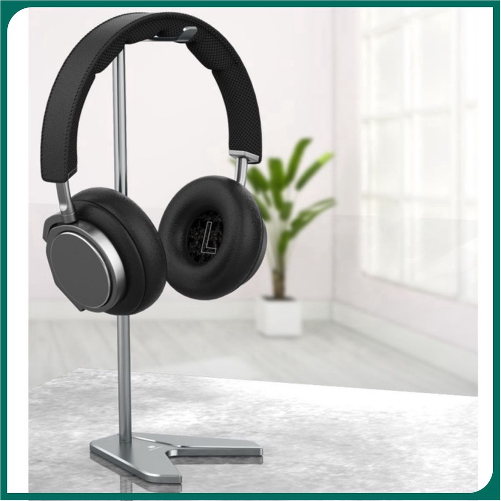 Giá treo tai nghe Headphone để bàn Boneruy P16 làm từ hợp kim nhôm để bàn cao cấp, chắc chắn, chân dạng chữ V