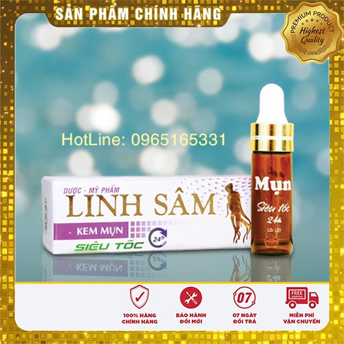 ☑️ [ Chính Hãng ] Trị Mụn Linh Sâm 24h