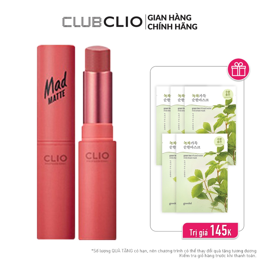 Son Thỏi Clio Mad Matte Lip 4.5G