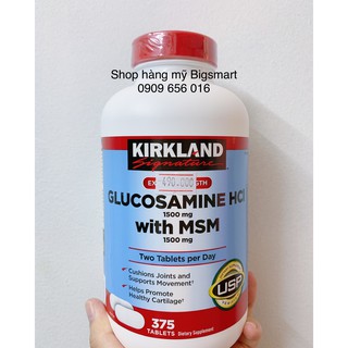 Viên Bổ Xương Khớp Kirkland Glucosamine Extra Strength 375 viên