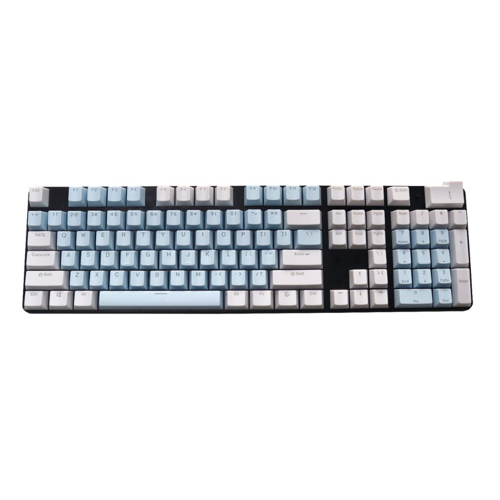 Keycap PBT double shot xuyên led 104 phím