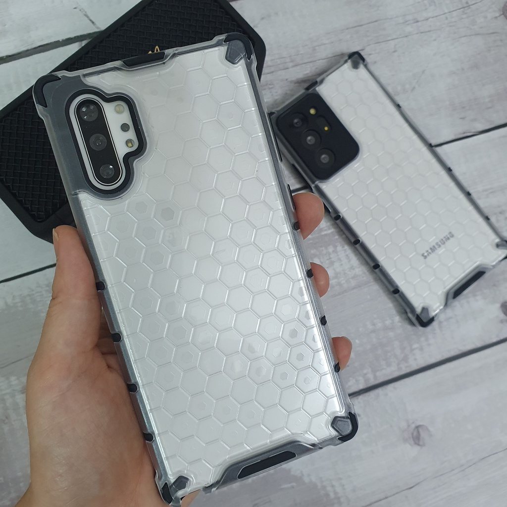 Ốp Samsung Note 10 Plus chống sốc họa tiết tổ ong