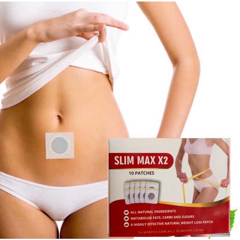 Miếng Dán Tan Mỡ Slim Max X2 ( hộp 10 miếng )