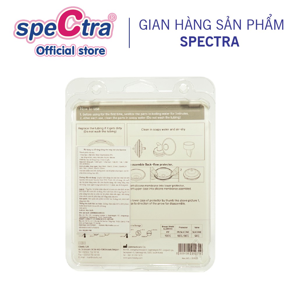 Bộ Dụng Cụ Cổ Rộng Spectra Chính Hãng Hàn Quốc (Size 16/20/24/28/32mm)