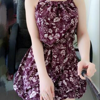 Sét váy voan có quần bên trong