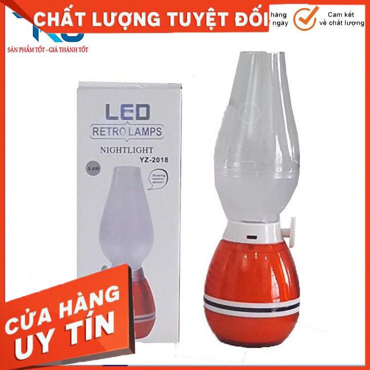 Đèn thờ cảm ứng, Đèn bàn sạc điện, thổi là sáng