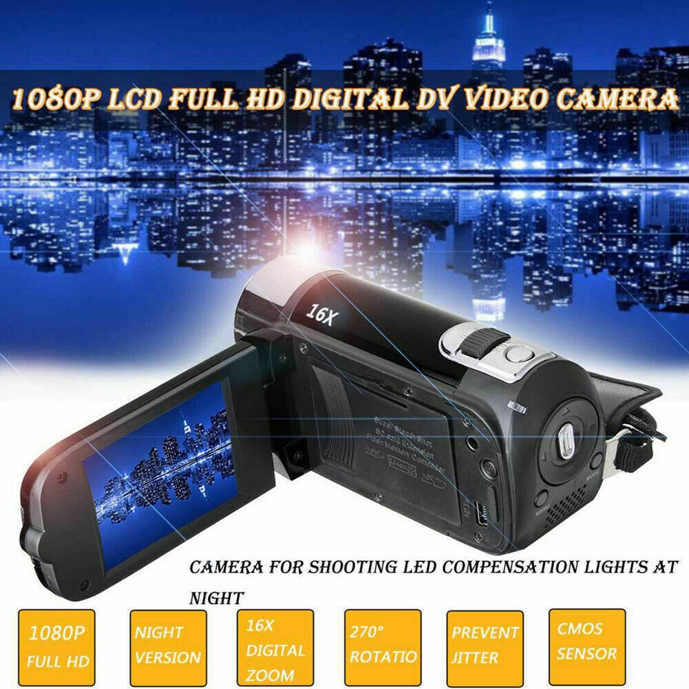 Máy quay kỹ thuật số TFT LCD 24MP 16X độ phân giải 1080P
 | BigBuy360 - bigbuy360.vn