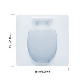 Bình hoa Silicon dán tường