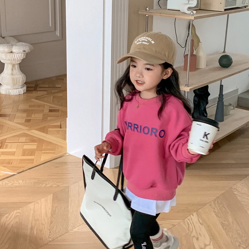 Áo Sweater chữ nổi cho bé A887