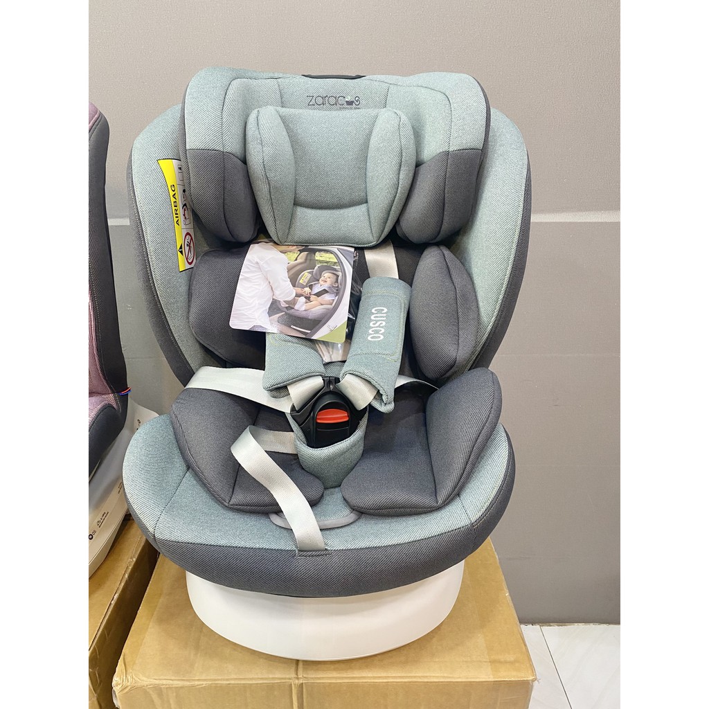 Ghế Ngồi Ô Tô Zaracos Cusco 6406 Isofix Xoay 360 Độ