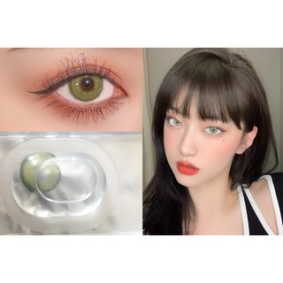 Kính áp tròng Xiyou dòng KSJLV (Feb.21) 14.0mm màu xanh lá cây cá tính