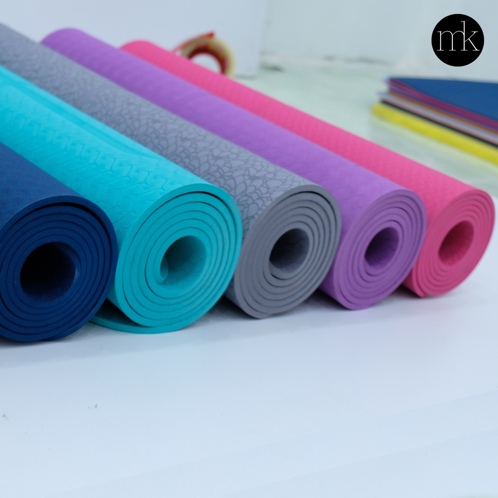 Thảm yoga MIKIE MAT Dòng 1 màu Love Mat Dày 6mm