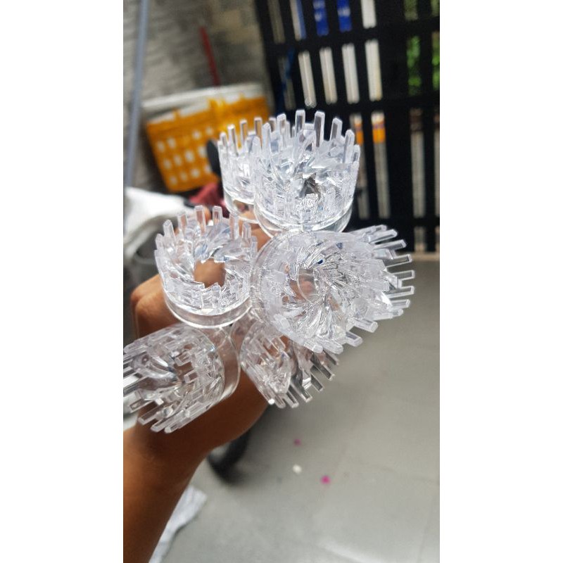 Đầu lọc váng xoáy bằng acrylic - hút bụi mặt nước cho bể thủy sinh