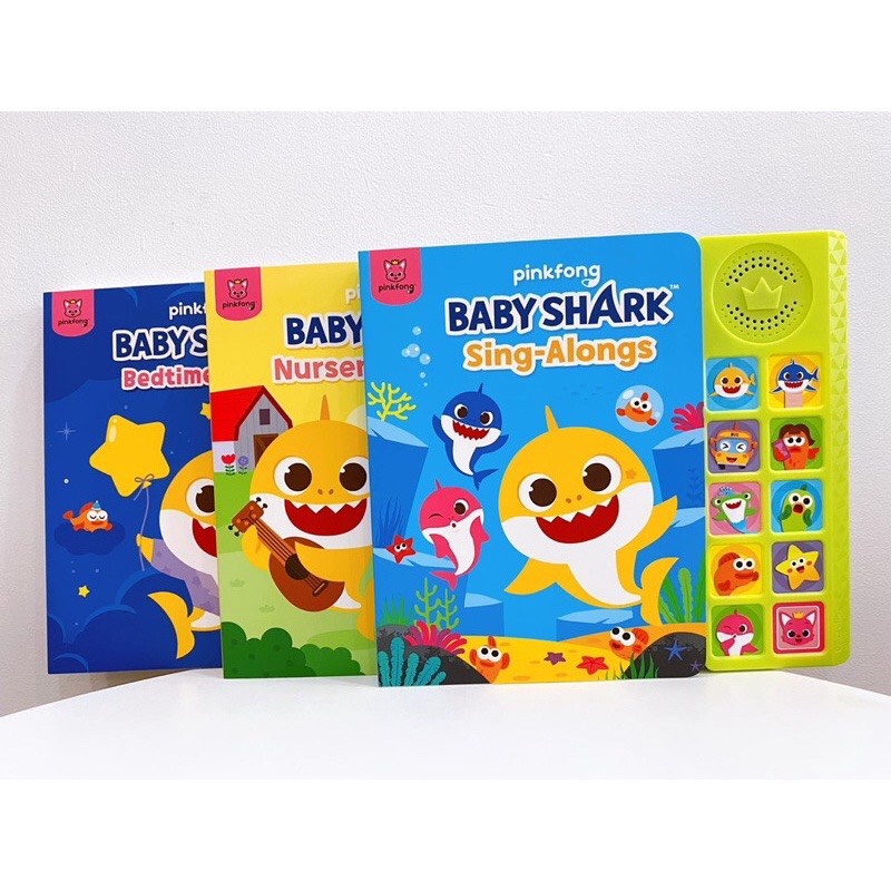 SÁCH ÂM THANH - SÁCH NHẠC BABY SHARK PINGFONG SOUND BOOK CHÍNH HÃNG