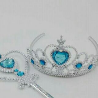 Vương miện, tóc, gậy thần Elsa