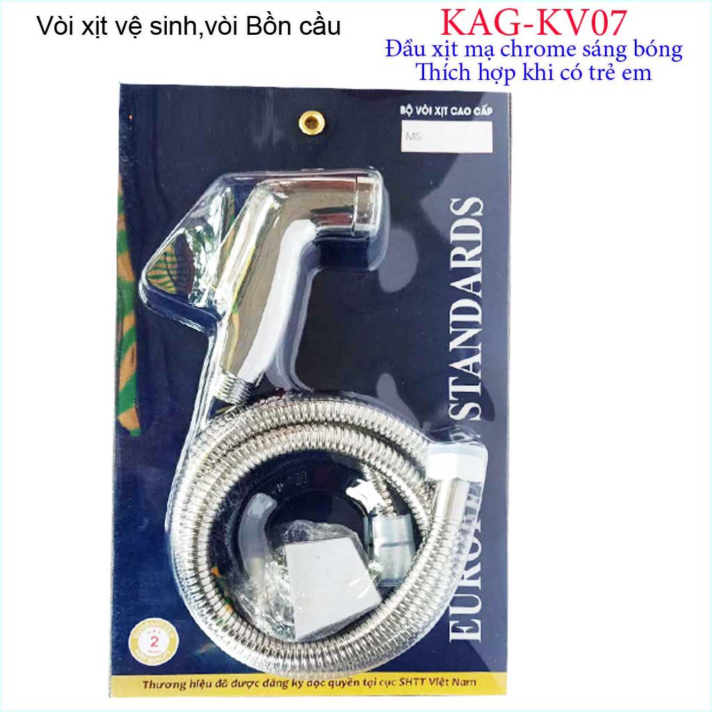 Vòi xịt vệ sinh trẻ em  KAG-KV07, vòi nhấn tay cho trường mẫu giáo Crome bóng tia mạnh rửa sạch sử dụng tốt